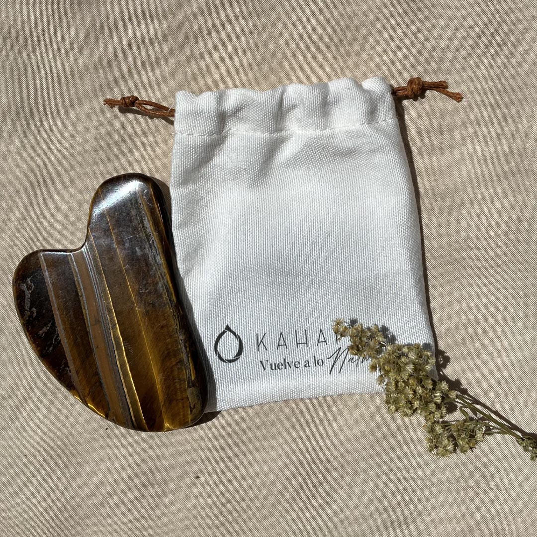 Gua Sha - Cuarzo Ojo de tigre - Imagen 4